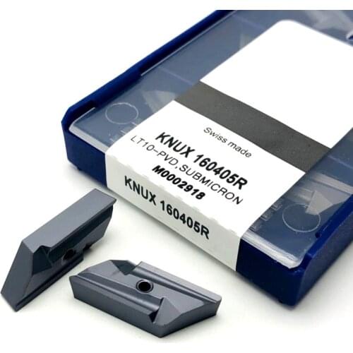 KNUX160405R LT10 high quality original carbide insert lathe tool cutting tool replaces LAMINA KNUX 160405 R Turning inserts