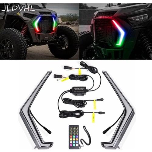 RZR Grid Lamp Grille Lamp With Yellow Light Steering FunctionRZR Steering Lamp With Magic Color Marquee Atmosphere Light