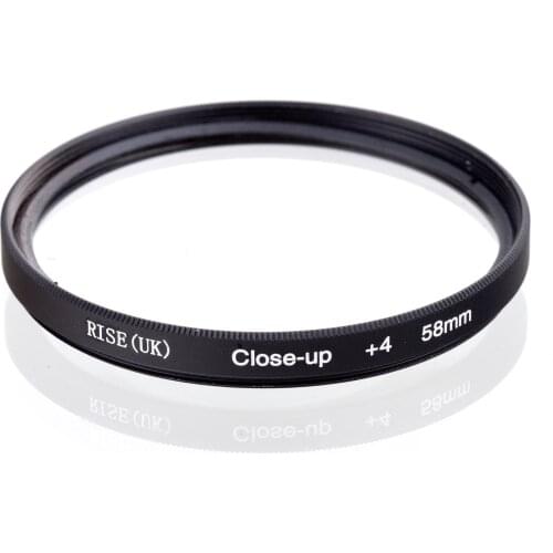 RISE(UK) 58mm Macro Close-Up +4 Close Up Filter for All DSLR digital cameras 58MM LENS