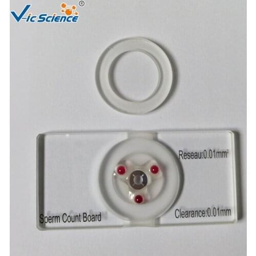 Medical Glass material Sperm counting chamber