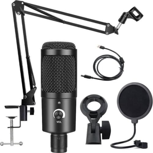 New Arrivals bm 800 Microphone for Computer Youtube Gaming Recording Studio USB Condenser Microphone Kits with Stand microfono