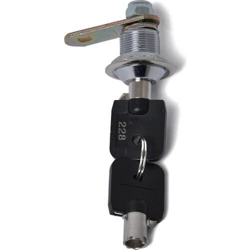 Tool Box Lock Zinc Alloy 5/8" Tubular Cam Lock 90 Degree Hook Cam Replacement Lock Electric Cabinet Lock
