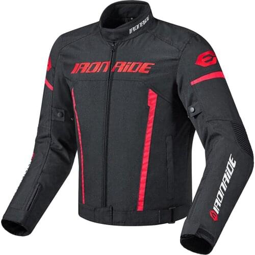 Waterproof Oxford Armoured Motorcycle Motorbike Jacket Racing Coat for Men, All Sizes Available, Black