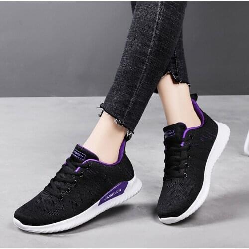 New Women Running Shoes Breathable Casual Shoes Outdoor Light Weight Sports Shoes Casual Walking Sneakers Tenis Feminino