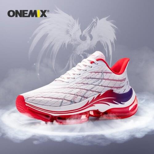 ONEMIX 2021 New Arrival Running Shoes for Men Air Cushion Athletic Breathable Couple Trainers Shoes Walking Sneakers for Women