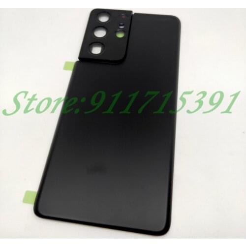 Orignal Rear Door For Samsung Galaxy S21+ Plus S21 Ultra Back Battery Cover Glass Panel Housing Case Repair Replacement Part