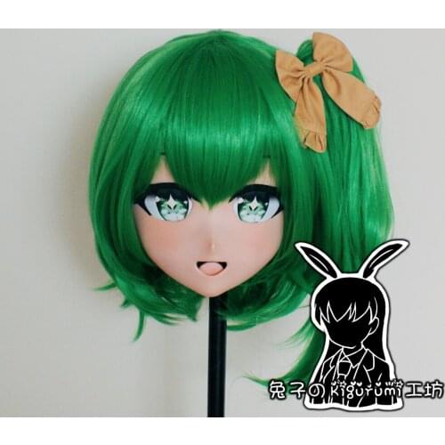 RB6533)Quality Handmade Female Resin Cosplay Japanese Role Anime Daiyousei Kigurumi Crossdress Doll Transgender Mask