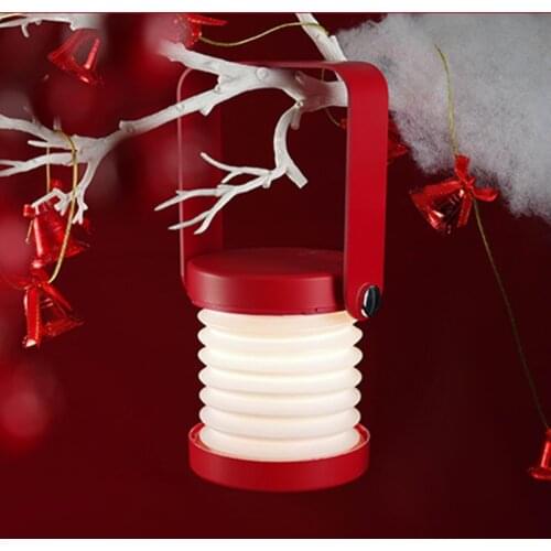 LED Night Lamps USB Charging Adjustable Creative Lantern Light Childrens Bedroom Bedside Desk Lamp Christmas Gift Ambient Decor