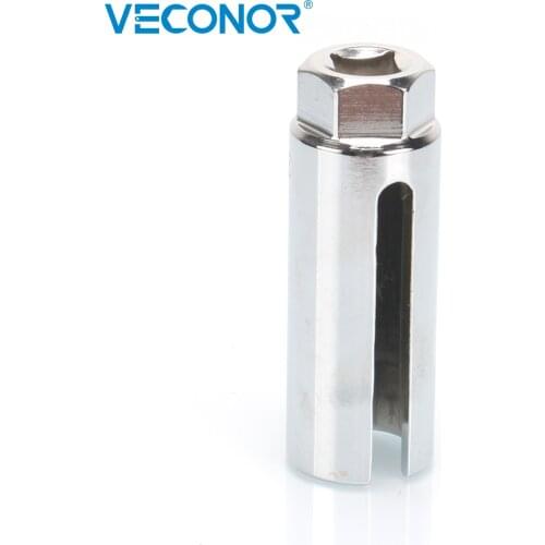 VECONOR 22mm 1/2" Drive Lambda Oxygen Sensor Removal Socket Tools + Hole Window Wire 15-5