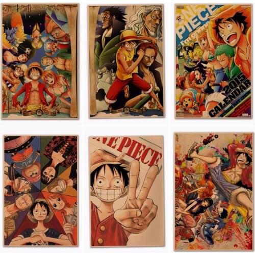 Piece King vintage poster, home decoration