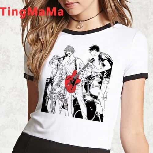 Yaoi Bl Given T Shirt Women Kawaii Yaoi Given Anime Manga Music TShirt Funny Japanese Cartoon Short Sleeve Casual T Shirt
