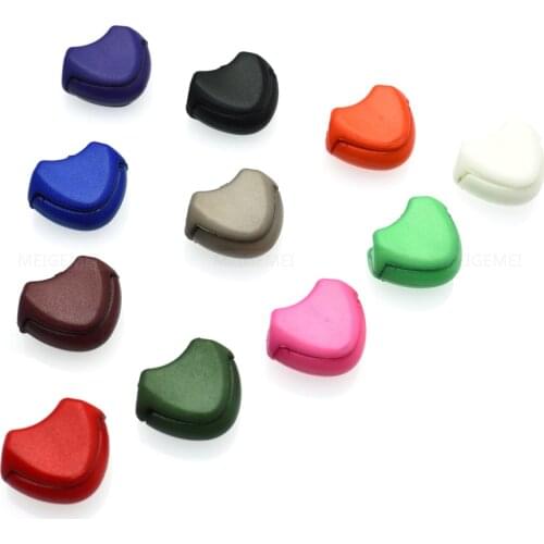 11pcs Colorful Plastic Zipper Pull Cord Ends Lock Stopper For Paracord/Clothing Free Shipping