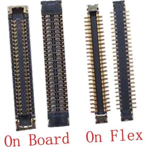 2Pcs Usb Charger Charging Dock Port Flex FPC Connector For Huawei Enjoy 20 Plus 20plus Mate 40 Mate40 Lite On Board Plug 50pin