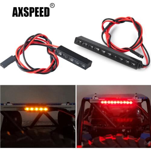 AXSPEED 32/65mm Light Lamp Bar for Axial SCX10 90046 Wraith RR10 Traxxas TRX-4 D90 Tamiya 1/10 RC Crawler Model Car Parts