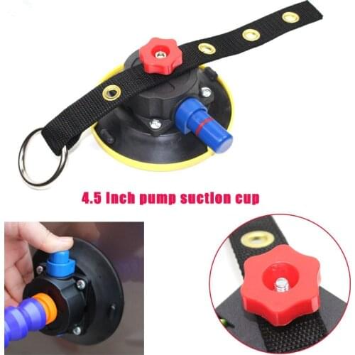Free shipping 4.5inch Heavy Duty Hand Pump Suction Cup with Tripod Screw