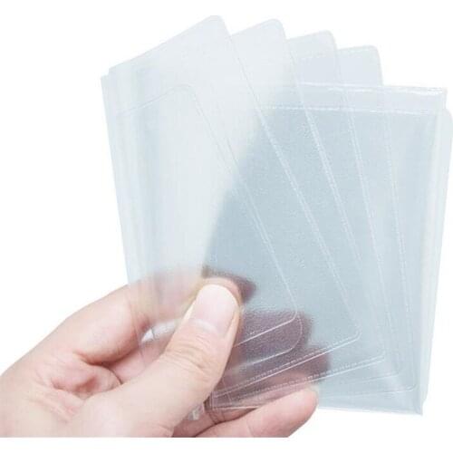 PVC Waterproof Transparent Auto Document Cover Russian Drivers License Case Protect Car ID Card Holder for Men Women for Travel