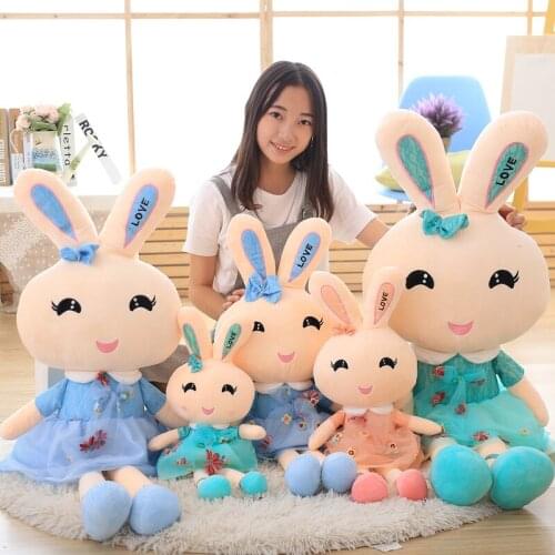 Flower Fairy Rabbit Baby Doll Cartoon Plush Toy Animal Doll Birthday Gift for children Soft Pillow Doll 60/70/90cm