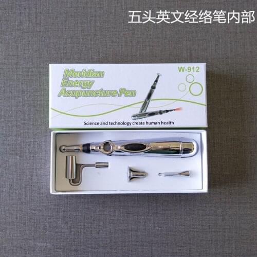 Electronic acupuncture pen Electric meridians Laser Acupuncture machine Magnet Therapy instrument Meridian Energy Pen massager