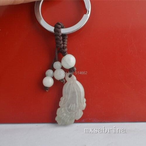 Fengshui Jade Cabbage Keychain W1233