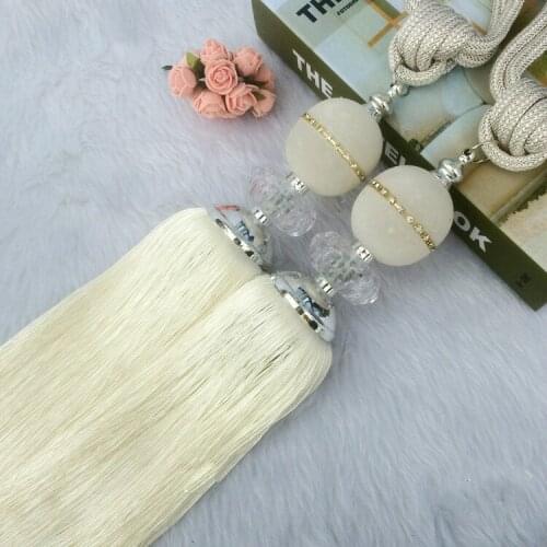 2 Pcs Simple Crystal Ball Curtains Hanging Strap Hydrangea Curtain Tie Curtains Tassels Curtain Tiebacks Curtain Accessories