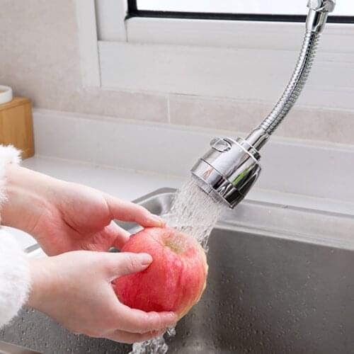 Flexible Faucet Sprayer Turbo Flex 360 Sink Faucet Sprayer Jet 1pcs Water Saving Swivel Kitchen Bathroom Tap Faucet Extender #45