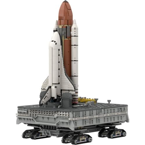MOC Bracket Aircraft Shuttle Launch Platform Base Space Rocket Building Blocks Bricks Model Idea DIY Toys For Children Kid Gifts