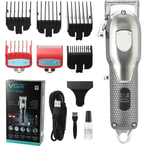 Ourwork hair clipper hair repairer oil head retro electric pusher professional razor barber LCD barber shop special v-276