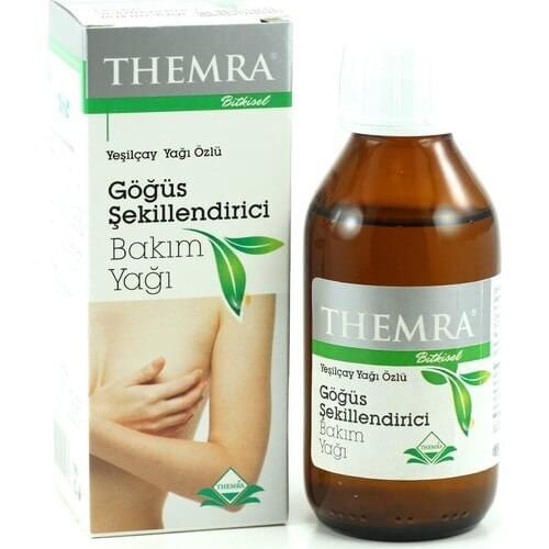 Themra Breast Sculpting Care Oil 100 cc Green Tea Oil Extract