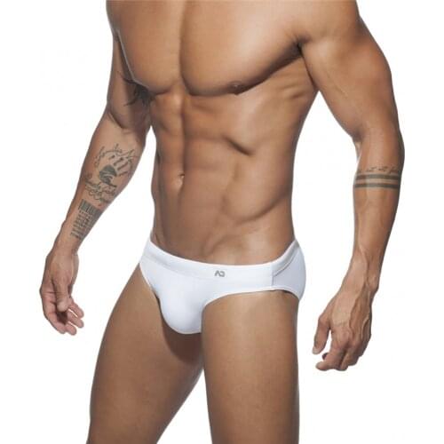 New With Push Pad Mens Swimming Trunks Low Waist Sexy Bikini European American Fashion Tether Beachwear Spa Beach Surf Sport