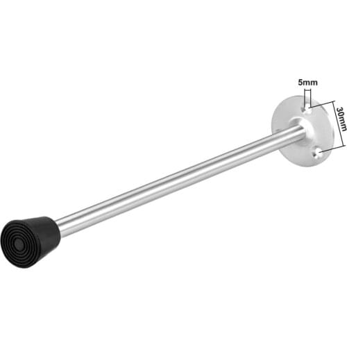 Uxcell Wall Mounted Door Stops Sound Dampening Door Stopper Stop Bumper Wall Protector Rubber Tip Long 300mm 250mm 155mm 196mm