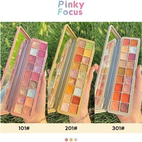 18 Color EyeShadow Palette Glitter Pearly Waterproof Matte EyeShadow Shine Eyeshadow Powde Long-lasting Natural Eye Makeup TSLM2
