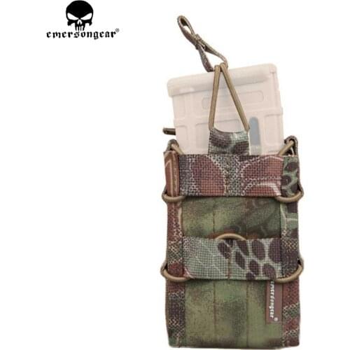 EMERSONGEAR Single Unit Magazine Pouch Military MOLLE Pouch Vertical Accessories for M4/M14/AK/G3/G36 Highlander EM6345