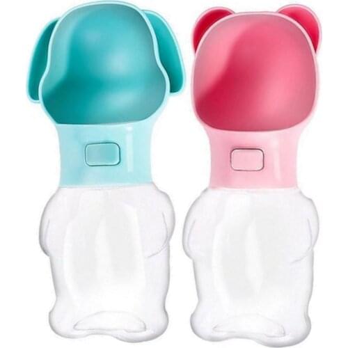 500ml Portable Pet Water Bottle For Dogs Cats Travel Dog Water Bowl Cat Feeding Drinking Cup Outdoor Dog Water Dispenser