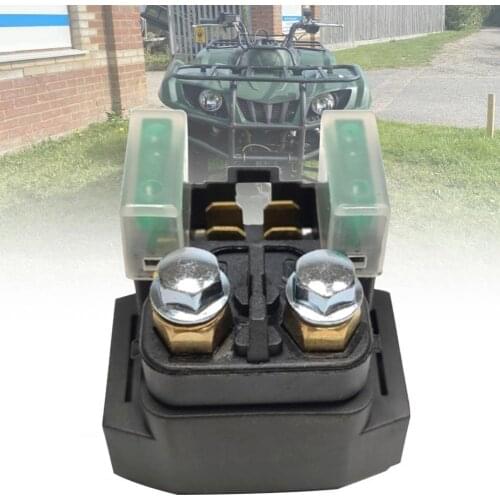 Durable Sturdy Black Starter Motor Relay 4 SV-81940-00 1D0-81940-02 4 XE-81940-12 ATV Starter Relay Easy Installation