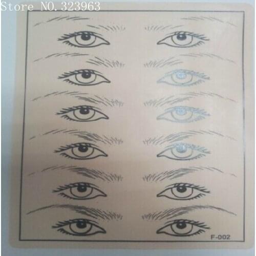 Professional Cosmetic Permanent Makeup Tattoo Practice Skin free shipping