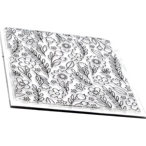 Flowers IN THE MEADOW Clear Stamp /Seal for DIY Scrapbooking/photo Album Decorative Clear Stamp Sheets 2021 New