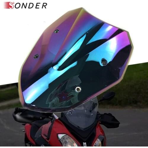 Motorcycle Windshield Windscreen For BMW S1000XR S 1000 XR 2014 2015 2016 2017 2018 Windproof Double Bubble PC Plastic
