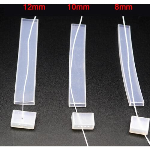 5m/10m length Waterproof IP67 8mm/10mm/12mm Silicon tube for SMD 5050 3528 3014 5630 ws2811 ws2812b waterproof led strip light