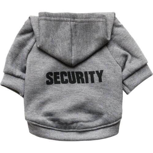 Security Dog Clothes for a Small Dog Coat Clothing for Pets Large Dogs Jacket Chihuahua Clothes Hoodies Pet Products Outfit Coat