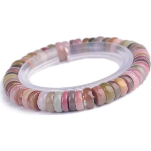 JoursNeige Colorful Rainbow color Salt Source Plate Bead Natural Stone Bracelets for Women Single Fashion Bracelet Jewelry