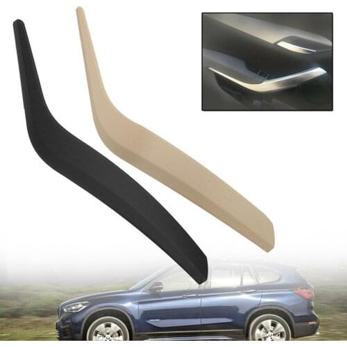1 Pair Car Inner Door Panel Handle Pull Trim Cover For BMW X1 E84 2010 2011 2012 2013 2014 2015 2016 Right & Left