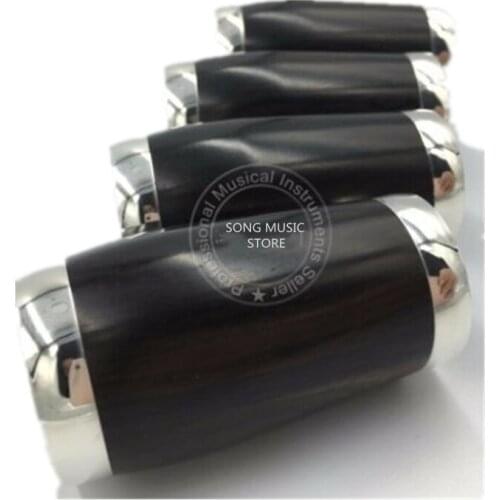 3 pcs Grenadilla Wood Bb clarinet barrel wood 63mm+64mm+65mm Silver Plated