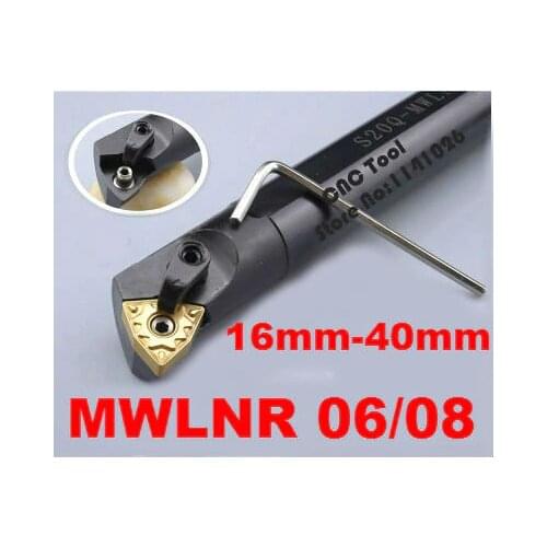 Angle 95 S16Q-MWLNR06 S20R-MWLNR06 S16Q-MWLNR08 S18Q-MWLNR08 S20R-MWLNR08 S25S-MWLNR08 S32T-MWLNR08 MWLNL08 Turning Lathe tools