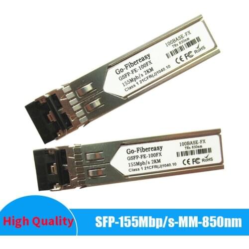 SFP Switch Module Multimode Duplex 100Base-FX MMF 850nm 2km LC connector SFP module Fiber Optic Equipment SFP Switch Module