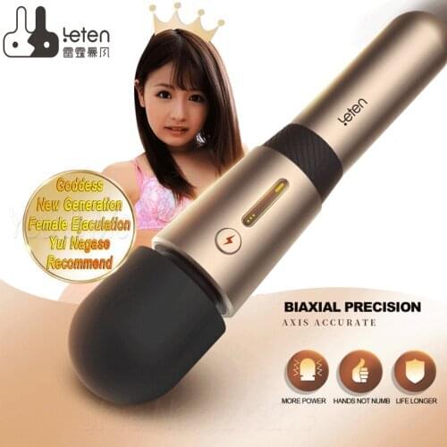 Leten Lightning 3 Powerful Vibrator for Women Big Head Magic AV Wand Massager Nipple Clitoris Stimulater Female Adult Sex Toys