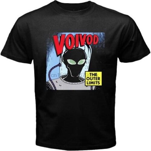 New VOIVOD The Outer Limits Heavy Metal Rock Band Mens Black T-Shirt Size S-3XL