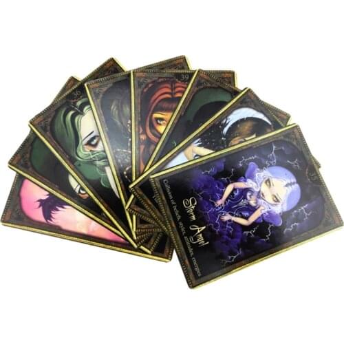 Oracle of Shadows and Light Full English Party Board Game 45 Cards Deck Tarot Dropship
