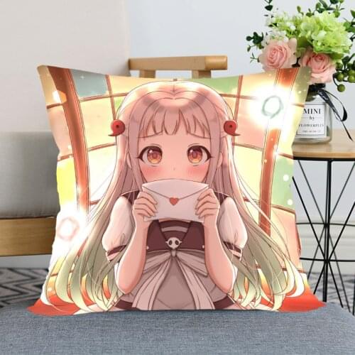 Jibaku Shounen Hanako Kun Anime Pillow Cover Bedroom Home Decorative Throw Pillowcase 3D Double-sided Print Style Pillow-cases