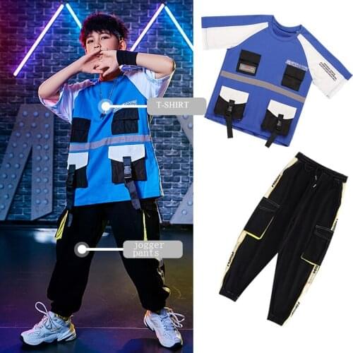 Pally elves summer 2020 child set loose shirt jogger pants streetwear hiphop style