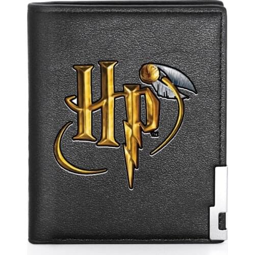High Quality Hogwarts Magic Ball Printing Mens Wallet Leather Purse For Men Credit Card Holder Short Money Bags